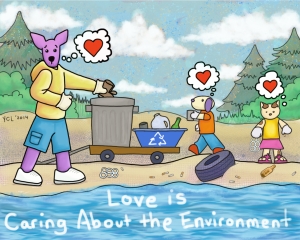 To purchase a print of Love is Environmentally Aware, check out my Fine Art America Store by clicking on the pic above.
